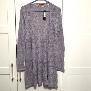 Grey cardigan